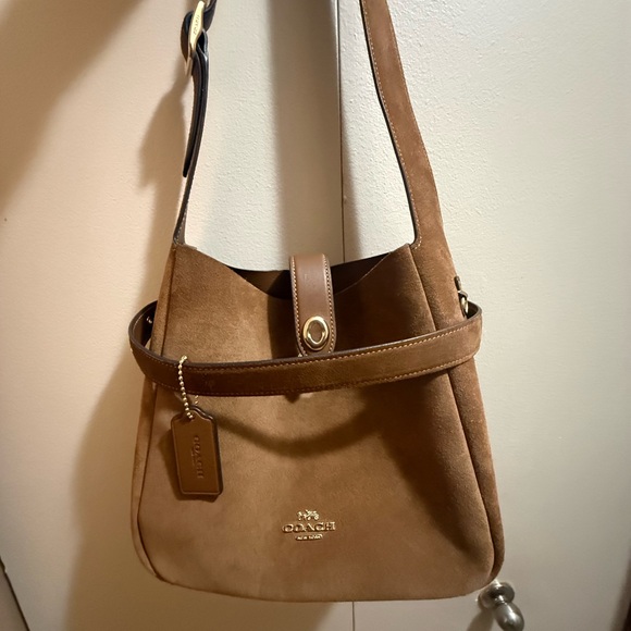 Coach Suede Sienna Hadley Crossbody - Picture 6 of 15